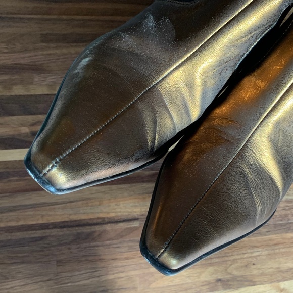Donald J. Pliner Metallic Ankle Boots - Picture 13 of 16